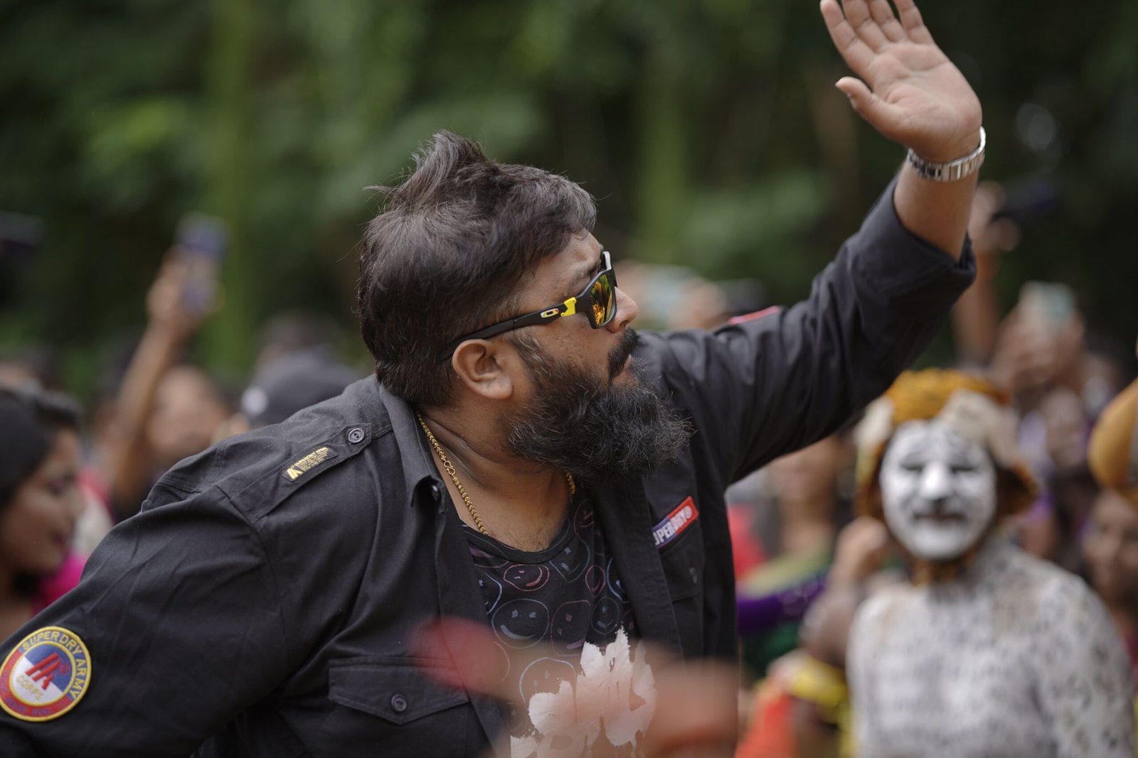 Student audience moments during college event