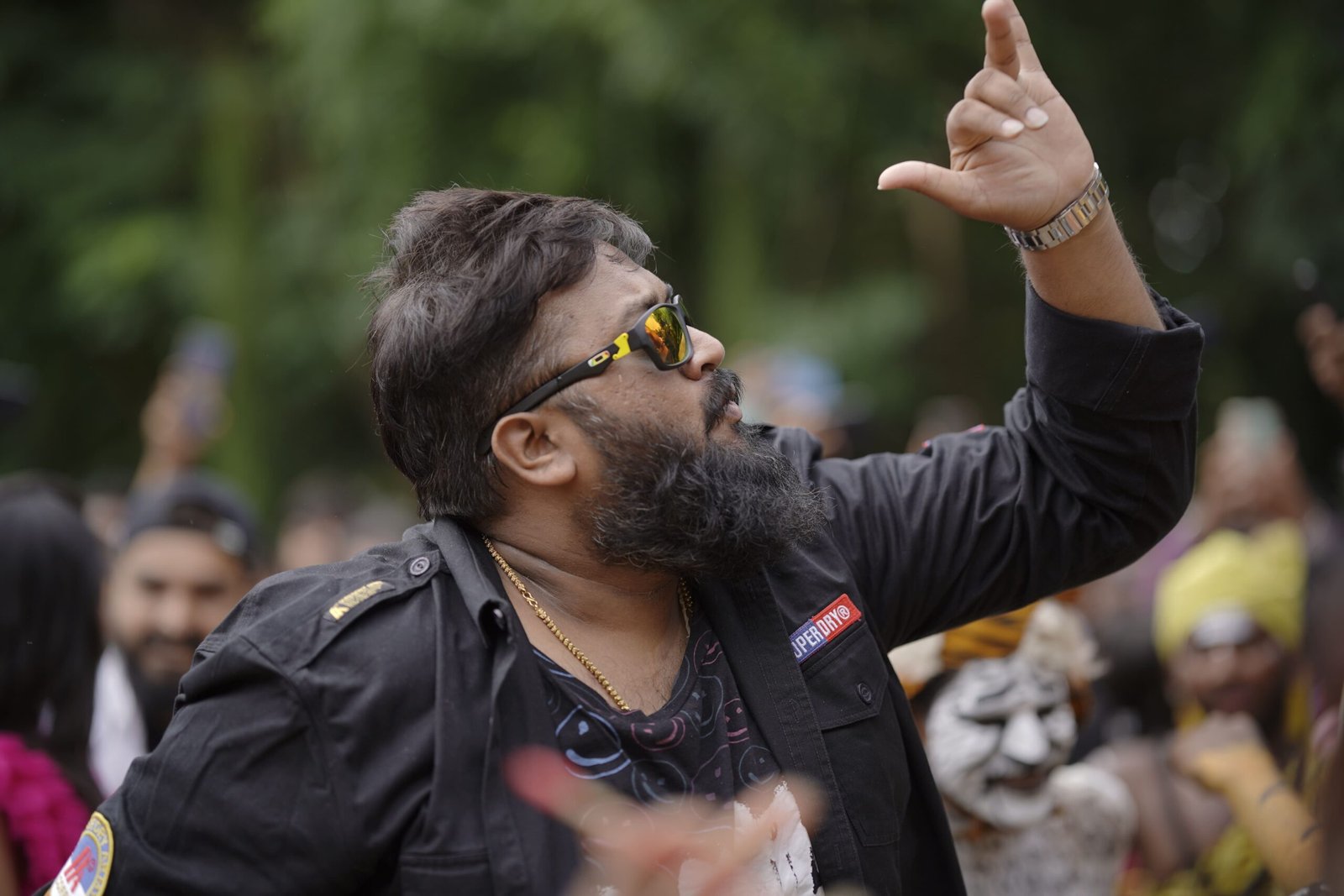 Famous artist performing dance bengaluru college fest