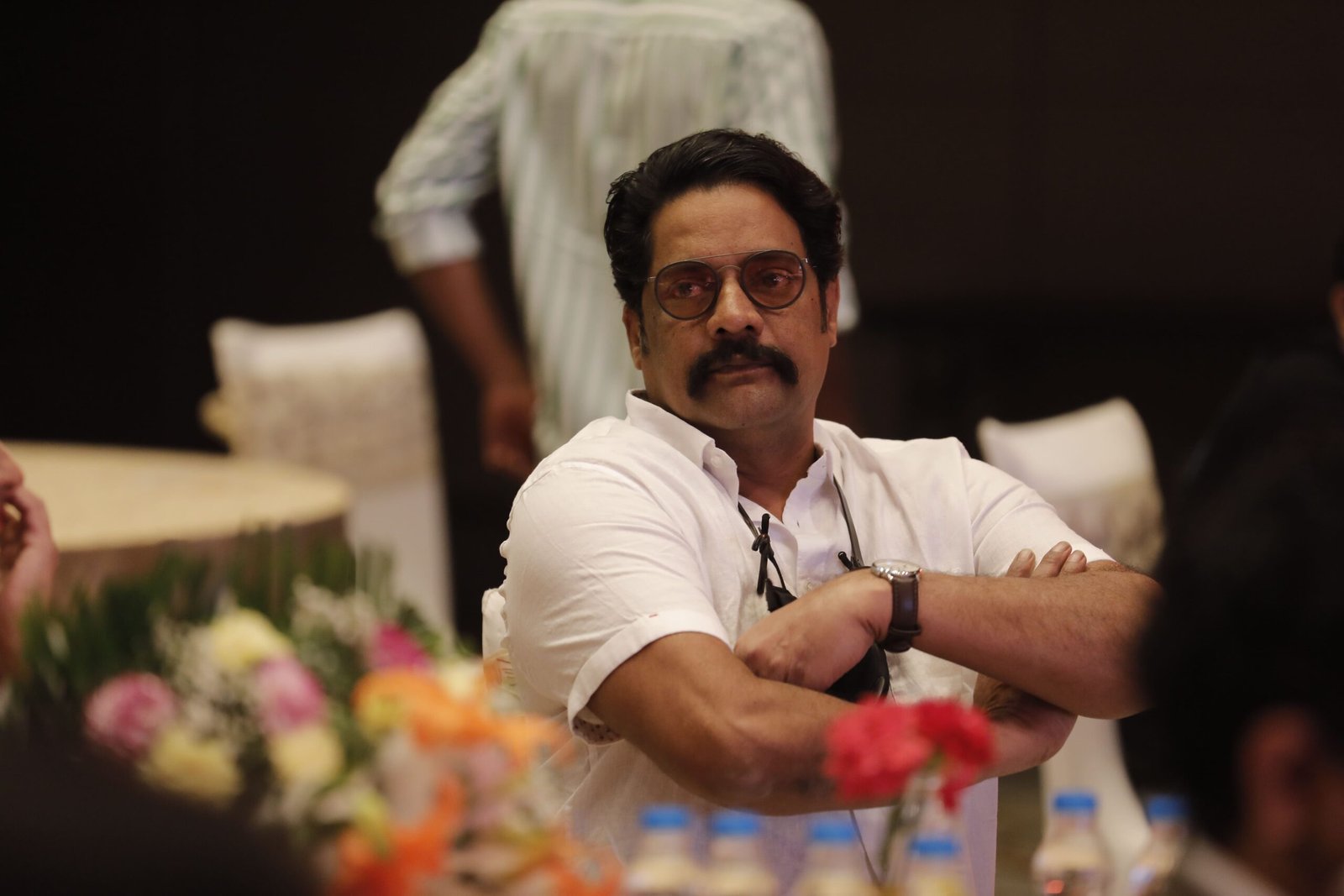 Hall meeting employee photograph at corporate event